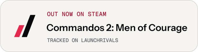 Light launch badge for Commandos 2: Men of Courage