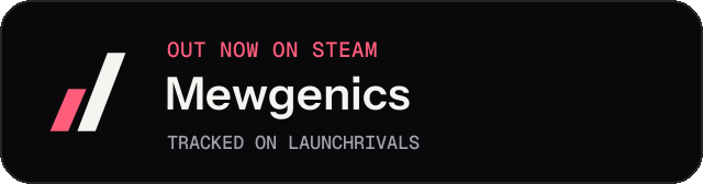 Dark launch badge for Mewgenics