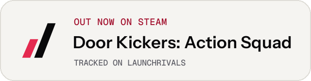 Light launch badge for Door Kickers: Action Squad