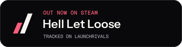 Dark launch badge for Hell Let Loose