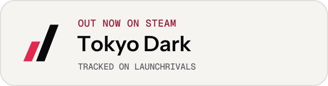Light launch badge for Tokyo Dark