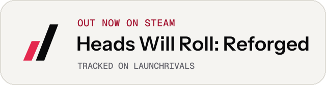 Light launch badge for Heads Will Roll: Reforged