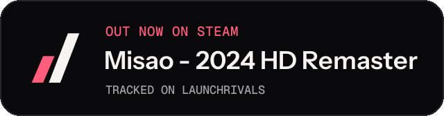 Dark launch badge for Misao - 2024 HD Remaster