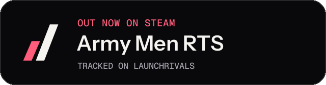 Dark launch badge for Army Men RTS