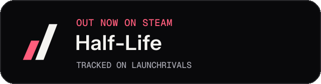 Dark launch badge for Half-Life