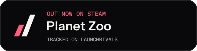 Dark launch badge for Planet Zoo