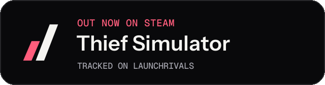 Dark launch badge for Thief Simulator