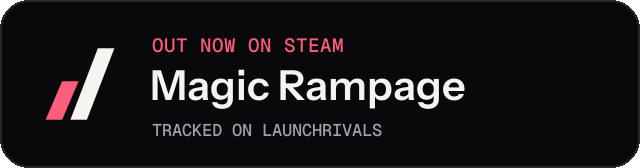 Dark launch badge for Magic Rampage