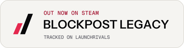 Light launch badge for BLOCKPOST LEGACY