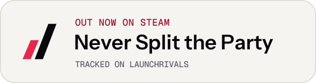 Light launch badge for Never Split the Party