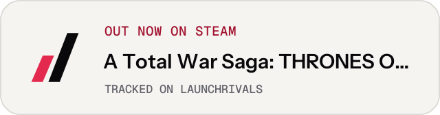 Light launch badge for A Total War Saga: THRONES OF BRITANNIA