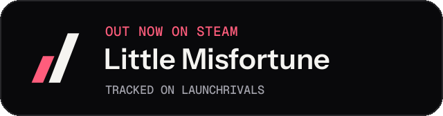 Dark launch badge for Little Misfortune