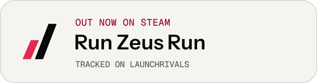 Light launch badge for Run Zeus Run