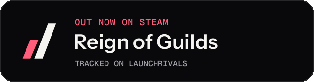 Dark launch badge for Reign of Guilds