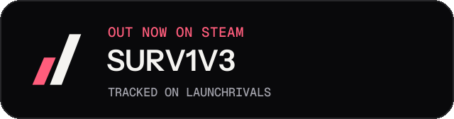 Dark launch badge for SURV1V3