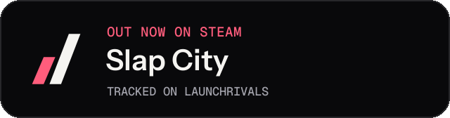 Dark launch badge for Slap City