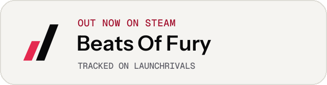 Light launch badge for Beats Of Fury