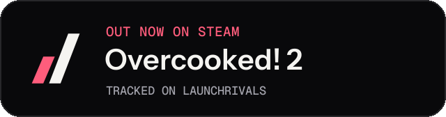 Dark launch badge for Overcooked! 2
