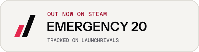 Light launch badge for EMERGENCY 20