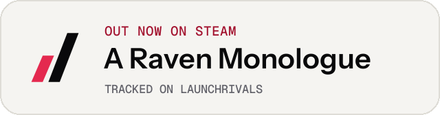 Light launch badge for A Raven Monologue
