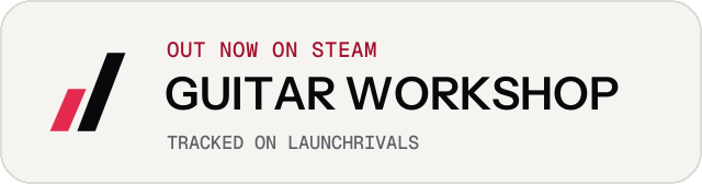 Light launch badge for GUITAR WORKSHOP