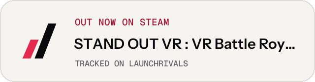Light launch badge for STAND OUT VR : VR Battle Royale