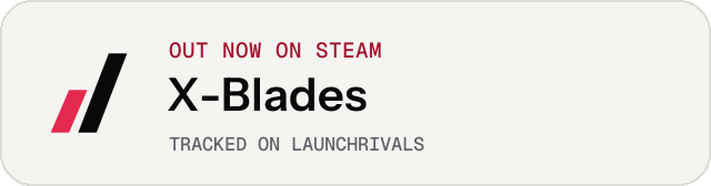 Light launch badge for X-Blades