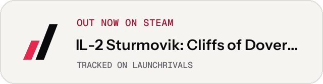 Light launch badge for IL-2 Sturmovik: Cliffs of Dover Blitz Edition