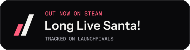 Dark launch badge for Long Live Santa!