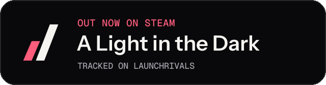 Dark launch badge for A Light in the Dark