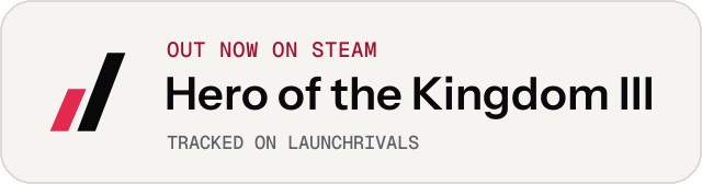 Light launch badge for Hero of the Kingdom III