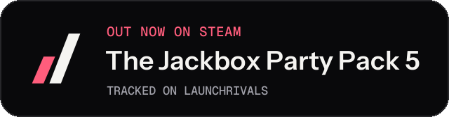 Dark launch badge for The Jackbox Party Pack 5
