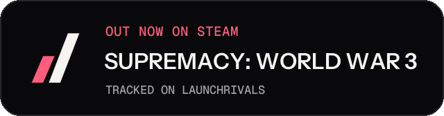 Dark launch badge for SUPREMACY: WORLD WAR 3