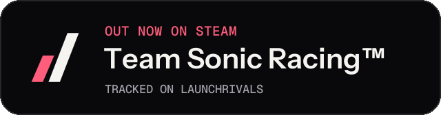 Dark launch badge for Team Sonic Racing™