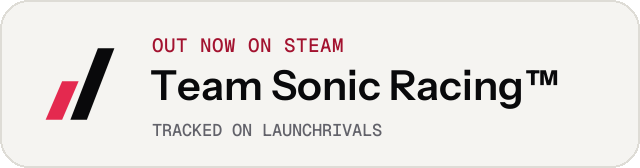Light launch badge for Team Sonic Racing™