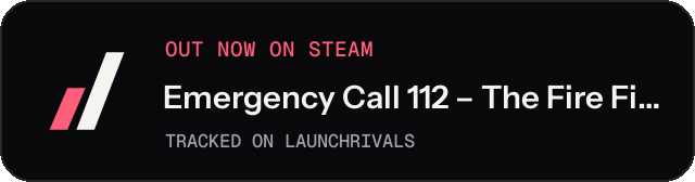 Dark launch badge for Emergency Call 112 – The Fire Fighting Simulation 2