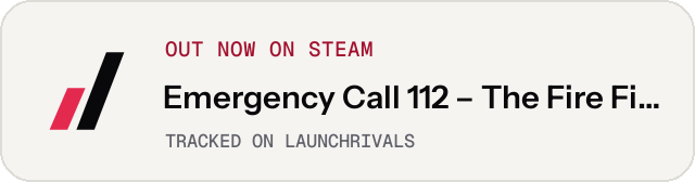 Light launch badge for Emergency Call 112 – The Fire Fighting Simulation 2