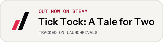 Light launch badge for Tick Tock: A Tale for Two