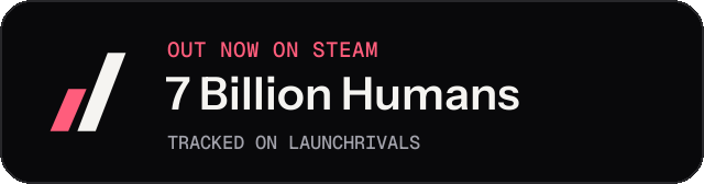 Dark launch badge for 7 Billion Humans