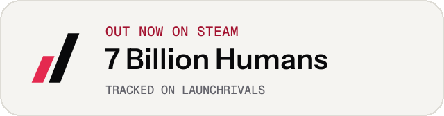 Light launch badge for 7 Billion Humans