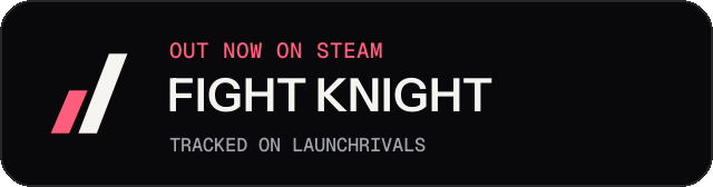 Dark launch badge for FIGHT KNIGHT