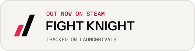 Light launch badge for FIGHT KNIGHT