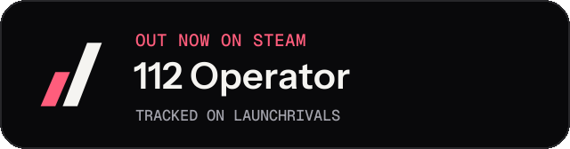 Dark launch badge for 112 Operator