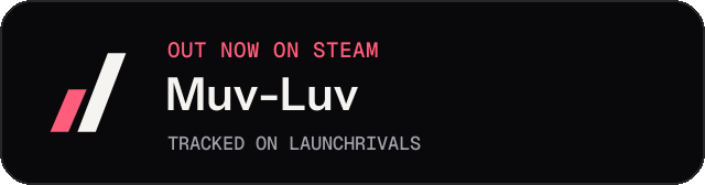 Dark launch badge for Muv-Luv