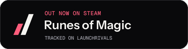Dark launch badge for Runes of Magic