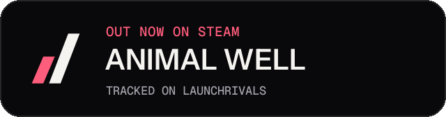 Dark launch badge for ANIMAL WELL