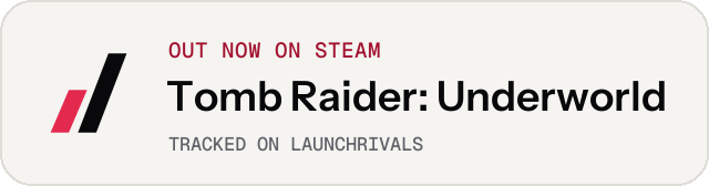 Light launch badge for Tomb Raider: Underworld