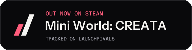 Dark launch badge for Mini World: CREATA