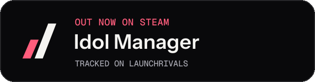 Dark launch badge for Idol Manager