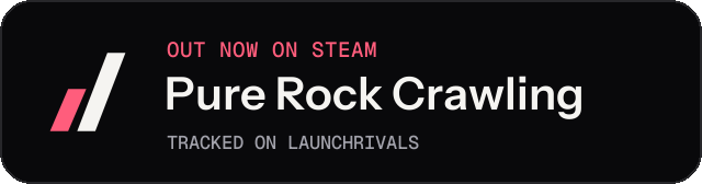 Dark launch badge for Pure Rock Crawling